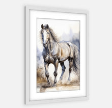 Load image into Gallery viewer, "The Noble Gaze" - watercolour and line drawing