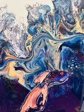 Load image into Gallery viewer, Under the Water - MIXED MEDIA TECHNIQUE