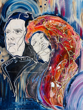 Load image into Gallery viewer, Flames of Language - MIXED MEDIA TECHNIQUE (Copy)