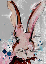 Load image into Gallery viewer, Follow the rabbit - Print of original Alcohol Ink Painting
