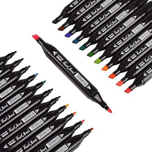 Professional Marker Pen Student Artist Alcohol Graphic Art Twin Tip Markers  Set
