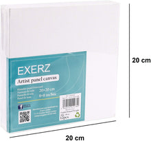 Load image into Gallery viewer, Canvas Panels (12pack) - 20cm 3mm - art materials