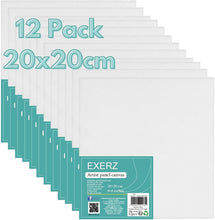 Load image into Gallery viewer, Canvas Panels (12pack) - 20cm 3mm - art materials