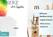 Load image into Gallery viewer, Canvas Panels (12pack) - 20cm 3mm - art materials