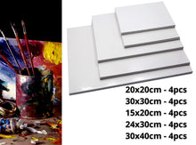 Load image into Gallery viewer, Canvas Panels (20pack) 5 sizes - art materials