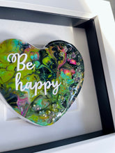 Load image into Gallery viewer, One-of-the-Kind - Colourful heart - BE HAPPY