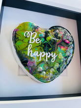 Load image into Gallery viewer, One-of-the-Kind - Colourful heart - BE HAPPY