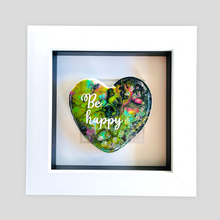 Load image into Gallery viewer, One-of-the-Kind - Colourful heart - BE HAPPY