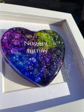 Load image into Gallery viewer, Custom made heart - family heart, single heart with words,