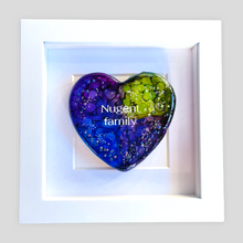 Load image into Gallery viewer, Custom made heart - family heart, single heart with words,