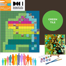 Load image into Gallery viewer, Fingal United - green canvas tile