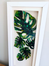 Load image into Gallery viewer, Monstera leaves - composition of four and five