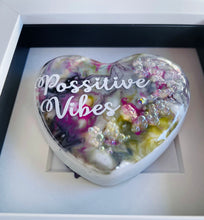 Load image into Gallery viewer, One-of-the-Kind - Colourful heart - POSITIVE VIBES