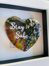 Load image into Gallery viewer, One-of-the-Kind - Colourful heart - STAY SAFE