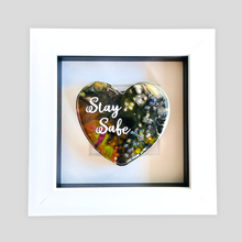 Load image into Gallery viewer, One-of-the-Kind - Colourful heart - STAY SAFE