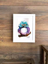Load image into Gallery viewer, To be experienced and clever first you must first be crazy - Alcohol Ink Painting on Yupo Paper
