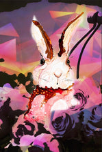 Load image into Gallery viewer, Little Bunny - Print of original Alcohol Ink Painting