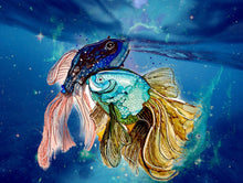 Load image into Gallery viewer, Life is the greatest adventure - Print of original Alcohol Ink Painting