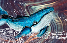 Load image into Gallery viewer, Stay wild and free - Print of original Alcohol Ink Painting
