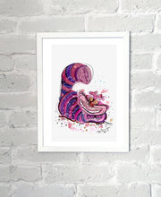 Load image into Gallery viewer, the Cheshire Cat - Alcohol Ink Painting on Yupo Paper