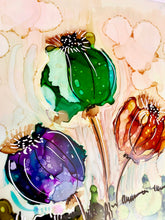 Load image into Gallery viewer, Piece of nature - Alcohol Ink Painting on Yupo Paper