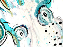 Load image into Gallery viewer, Wild octopus - Alcohol Ink Painting on Yupo Paper