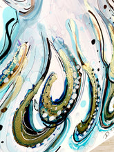 Load image into Gallery viewer, Wild octopus - Alcohol Ink Painting on Yupo Paper