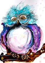 Load image into Gallery viewer, To be experienced and clever first you must first be crazy - Alcohol Ink Painting on Yupo Paper