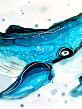 Load image into Gallery viewer, Stay wild and free - Alcohol Ink Painting on Yupo Paper