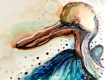 Load image into Gallery viewer, Go where you feel the most alive - Alcohol Ink Painting on Yupo Paper