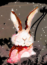 Load image into Gallery viewer, Little Bunny - Print of original Alcohol Ink Painting