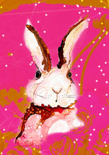 Load image into Gallery viewer, Little Bunny - Print of original Alcohol Ink Painting