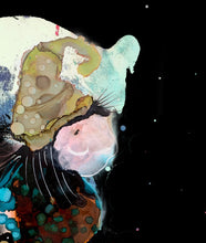 Load image into Gallery viewer, Forest Creature - Print of original Alcohol Ink Painting