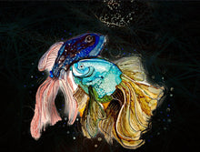 Load image into Gallery viewer, Life is the greatest adventure - Print of original Alcohol Ink Painting
