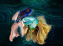 Load image into Gallery viewer, Life is the greatest adventure - Print of original Alcohol Ink Painting