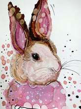 Load image into Gallery viewer, Enjoy magical moments - Alcohol Ink Painting on Yupo Paper