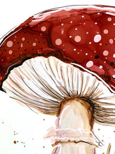 Load image into Gallery viewer, Mysterious toadstool - Alcohol Ink Painting on Yupo Paper