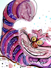 Load image into Gallery viewer, the Cheshire Cat - Alcohol Ink Painting on Yupo Paper