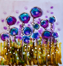 Load image into Gallery viewer, Risen garden - glass paint art