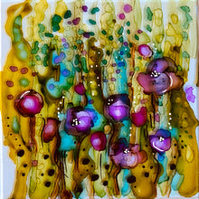 Load image into Gallery viewer, Happy meadow - glass paint art