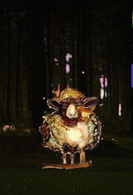 Load image into Gallery viewer, Whimsical sheep - Print of original Alcohol Ink Painting