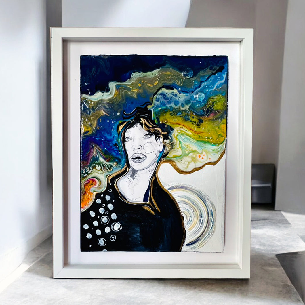 Visible & Invisible - MIXED MEDIA TECHNIQUE