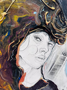 Night of Grace - MIXED MEDIA TECHNIQUE