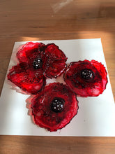 Load image into Gallery viewer, Poppy flowers - composition of four and five
