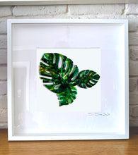 Load image into Gallery viewer, Monstera leaves - composition of three / four
