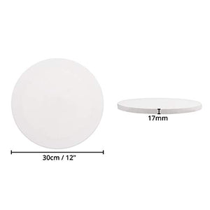 Circle Shape Blank Canvas (2 Pack) - 30cm (12 inches) - art materials