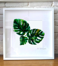 Load image into Gallery viewer, Monstera leaves - composition of three / four
