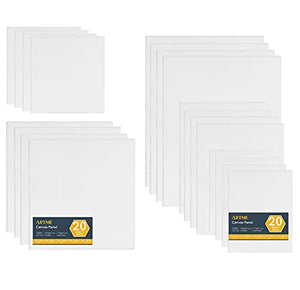 Canvas Panels (20pack) 5 sizes - art materials