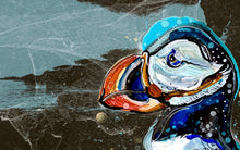 Load image into Gallery viewer, Atlantic Puffin   - Print of original Alcohol Ink Painting
