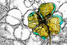 Load image into Gallery viewer, Irish theme   - Print of original Alcohol Ink Painting
